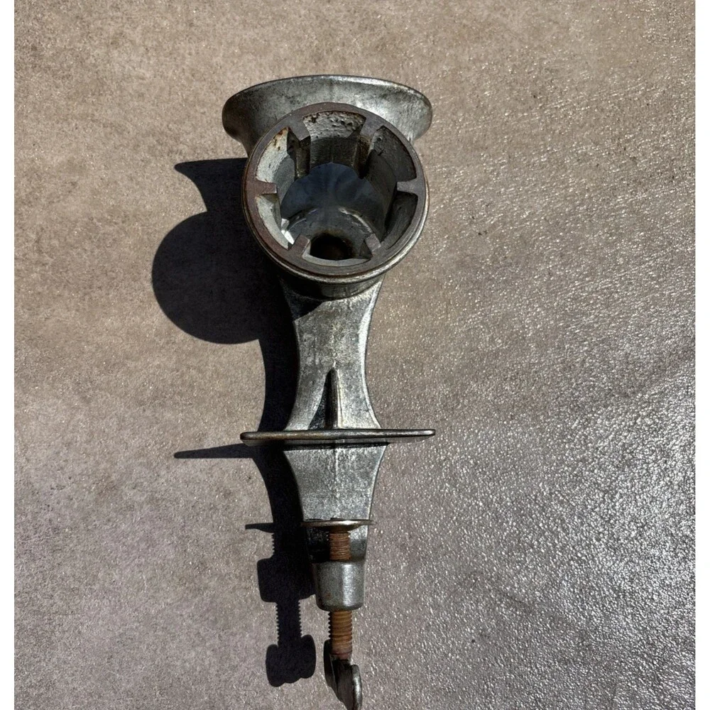 Vintage Keystone Meat Grinder No 20 Hand Crank Table Mount Heavy Made in the USA